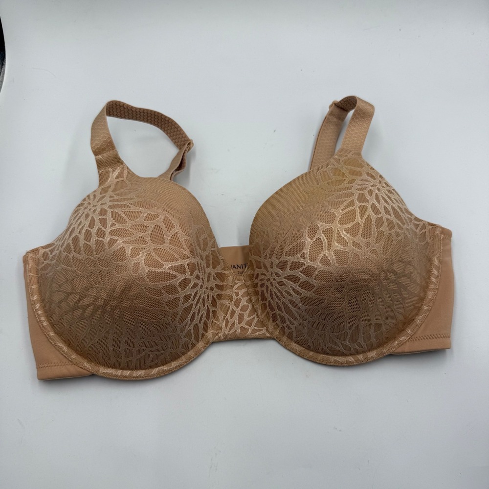 Vanity Fair Beauty Back Smoothing Full Figure Underwire Bra 38DD Tan 76380